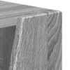 vidaXL &Eacute;tag&egrave;re lat&eacute;rale Gris Sonoma 33 x 32 x 70,5 cm