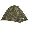 vidaXL Tente de camping &agrave; d&ocirc;me 4 personnes camouflage imperm&eacute;able