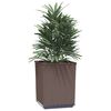 vidaXL Jardini&egrave;res 2 pcs marron 30x30x37 cm polypropyl&egrave;ne