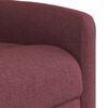 vidaXL Fauteuil de massage inclinable Rouge bordeaux Tissu
