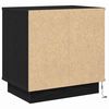 vidaXL Cabinet de chevet 2 pcs Ch&ecirc;ne noir 50 x 34,5 x 50 cm.