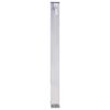 vidaXL Colonne &agrave; eau de jardin 60 cm acier inoxydable carr&eacute;