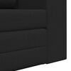 vidaXL Canap&eacute;-Lit 60cm Noir tissu