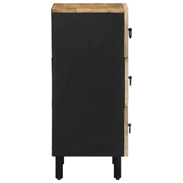 vidaXL Buffet 40x33,5x75 cm bois de manguier brut massif