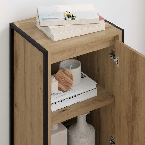 vidaXL Buffet Ch&ecirc;ne artisan 43 x 36 x 75,5 cm Bois d'ing&eacute;nierie