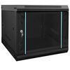 vidaXL Armoire r&eacute;seau avec stockage Noir 53 x 60 x 45 cm Acier