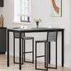 vidaXL Table de bar debout Bois d'ing&eacute;nierie