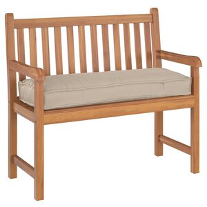 vidaXL Coussin Taupe 110 x 40 x 8 cm Tissu Oxford