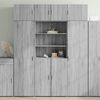 vidaXL Armoire de rangement sonoma gris 80x42,5x225 cm