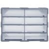 vidaXL Organisateur multi-tiroirs avec 8 grands tiroirs 52x16x37 cm