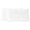 vidaXL Oreillers lot de 2 60x40x14 cm Mousse &agrave; m&eacute;moire de forme
