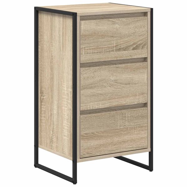vidaXL Buffet avec tiroir Sonoma 42 x 36 x 75.5 cm Bois d'ing&eacute;nierie