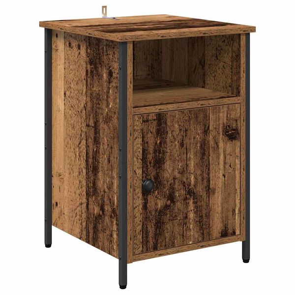 vidaXL Cabinet de chevet Bois ancien 40 x 42 x 60 cm Bois d'ingénierie