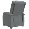 vidaXL Fauteuil de massage électrique Anthracite Similicuir