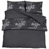 vidaXL Ensemble de housse de couette noir et blanc 220x240 cm coton