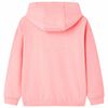Sweatshirt &agrave; capuche pour enfants rose vif 140
