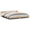 vidaXL Cadre de lit sans matelas 200x200 cm bois massif de pin