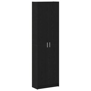 vidaXL Armoire Ch&ecirc;ne noir 55 x 25 x 189 cm Bois d'ing&eacute;nierie