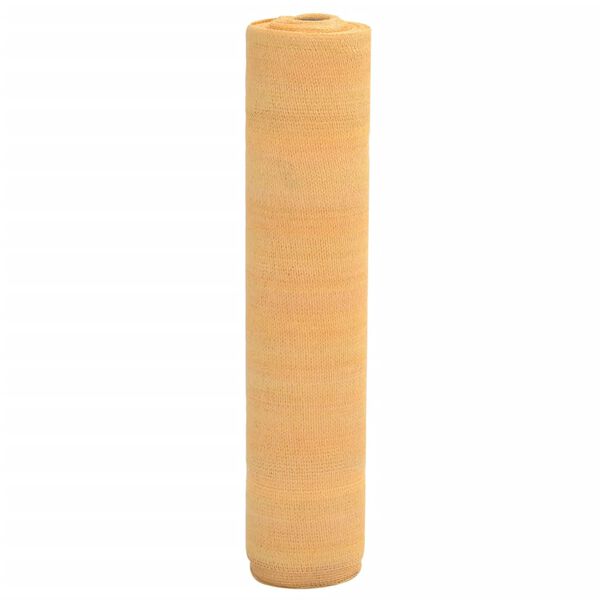 vidaXL Filet brise-vue sable 1x25 m PEHD 75 g/m&sup2;