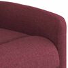 vidaXL Fauteuil de massage inclinable Rouge bordeaux Tissu