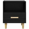vidaXL Cabinet de chevet Ch&ecirc;ne noir 40 x 35 x 47 cm Bois d'ing&eacute;nierie