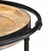 vidaXL Table d'appoint &Oslash;55x60 cm bois de manguier massif