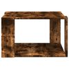 vidaXL Table basse ch&ecirc;ne fum&eacute; 51,5x51,5x30 cm bois d'ing&eacute;nierie