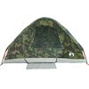 vidaXL Tente de camping à dôme 2 personnes camouflage imperméable