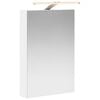 vidaXL Armoire Miroir de Salle de Bain Blanc 40 x 10,5 x 60,5 cm