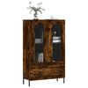 vidaXL Buffet haut ch&ecirc;ne fum&eacute; 69,5x31x115 cm bois d'ing&eacute;nierie