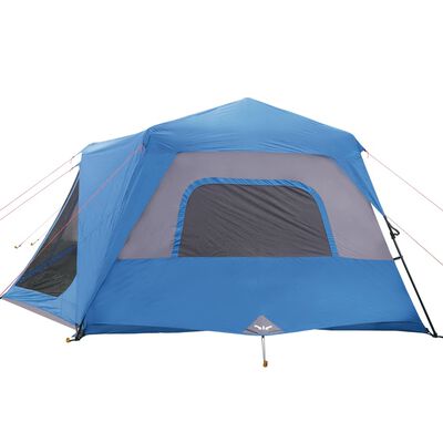 vidaXL Tente de camping 10 personnes bleu imperméable