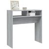 vidaXL Table console Sonoma gris 78x30x80 cm Bois d'ingénierie