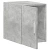 vidaXL Armoire murale gris béton 30x42,5x40 cm bois d'ingénierie
