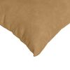 vidaXL Coussins de canapé 2 pcs Marron 50 x 30 cm