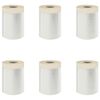 vidaXL Drap d'aspiration avec ruban adh&eacute;sif 6 pcs 55 x 3300 cm HDPE