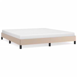 vidaXL Cadre de lit sans matelas cappuccino 160x200 cm similicuir