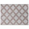 vidaXL Tapis d'extérieur ARAKIL Marron et blanc 300 x 400 cm PP