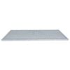vidaXL Grille Argent 100 x 50 x 2 cm Acier galvanis&eacute; &agrave; chaud