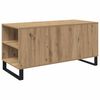 vidaXL Table basse Ch&ecirc;ne artisanal 102 x 44,5 x 50 cm