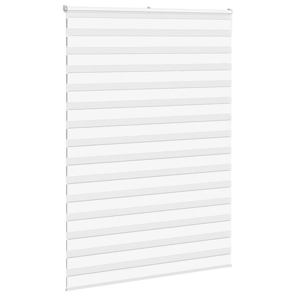 vidaXL Store zèbre blanc 160x200 cm largeur du tissu 155,9cm polyester