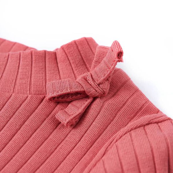 T-shirt enfants à manches longues rose vieux 128