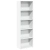 vidaXL Biblioth&egrave;que blanc 60x30x189 cm bois d'ing&eacute;nierie