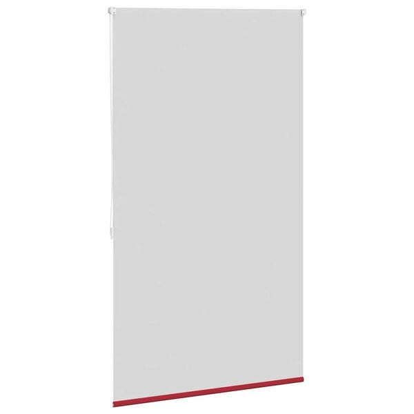 vidaXL Store enrouleur occultant 124,4 x 175 cm, largeur du tissu 120 cm, rouge