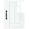 vidaXL Armoire de cuisine Lucca 2 pcs Blanc brillant 30 x 31 x 40 cm