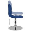 vidaXL Tabouret de bar pivotant Bleu Tissu