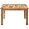 vidaXL Table basse Marron 60 x 60 x 36 cm Bois de teck massif