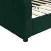 vidaXL Lit de repos sans matelas vert fonc&eacute; 100x200 cm velours