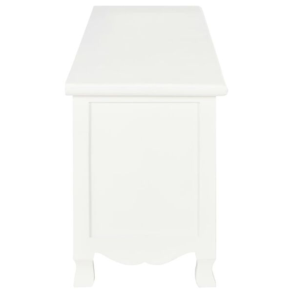 vidaXL Meuble TV Blanc 120x30x40 cm Bois