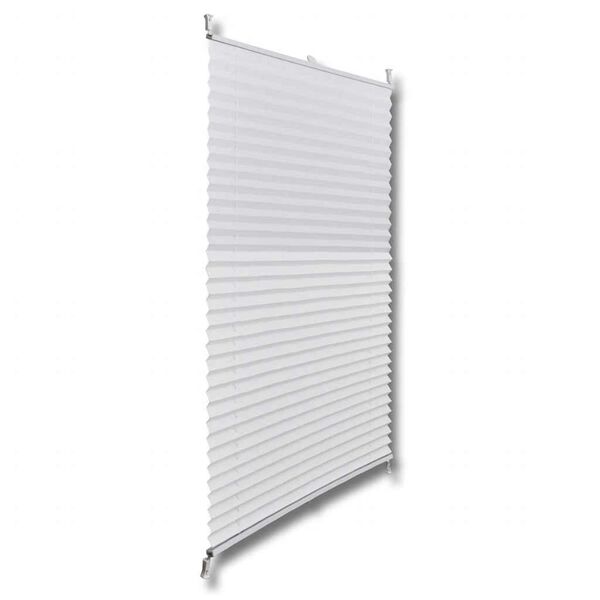 vidaXL Store plissé 50x150 cm Blanc