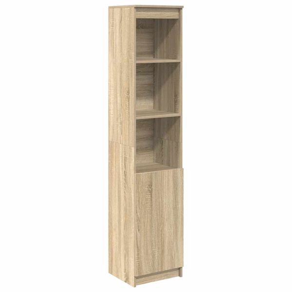 vidaXL Buffet haut ch&ecirc;ne sonoma 37,5x35x180 cm bois d'ing&eacute;nierie